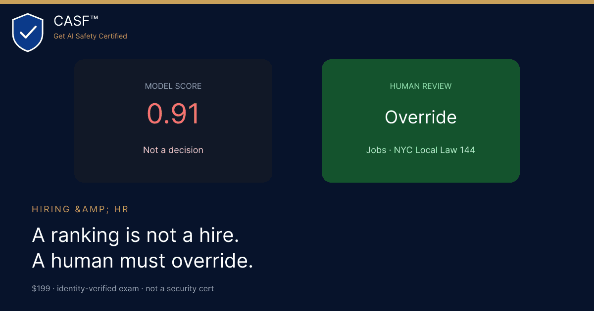 AI Safety Training for Hiring: HR, Bias, and Local Law 144